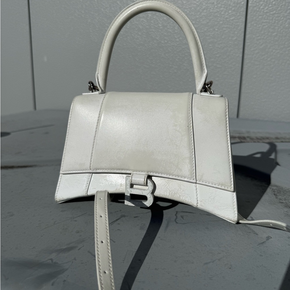 Medium Balenciaga White Top Handle Bag